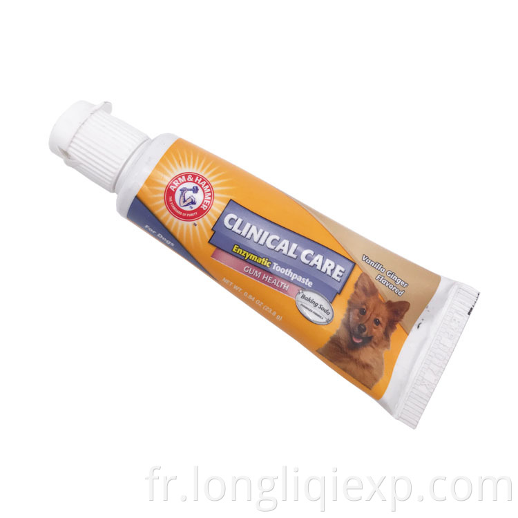 Dentifrices enzymatiques de soins cliniques de dentifrice d'animal familier de santé de gomme pour le chien 0.84OZ